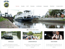 Tablet Screenshot of celler-schifffahrt.de